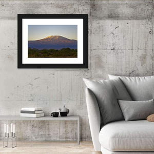 Kilimanjaro Mountain Sunset Wall Art