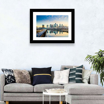 Philadelphia Skyline at Dusk Wall Art