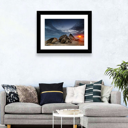 Remarkable Rocks Sunset, Kangaroo Island Wall Art