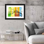 Four Seasons Tree Silhouette Wall Art