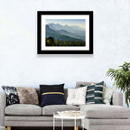 Misty Mountain Ridges Wall Art