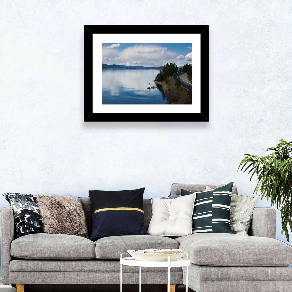 Coeur D'alene Lakeshore View Wall Art