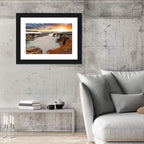 Selfoss Waterfall at Sunset Wall Art