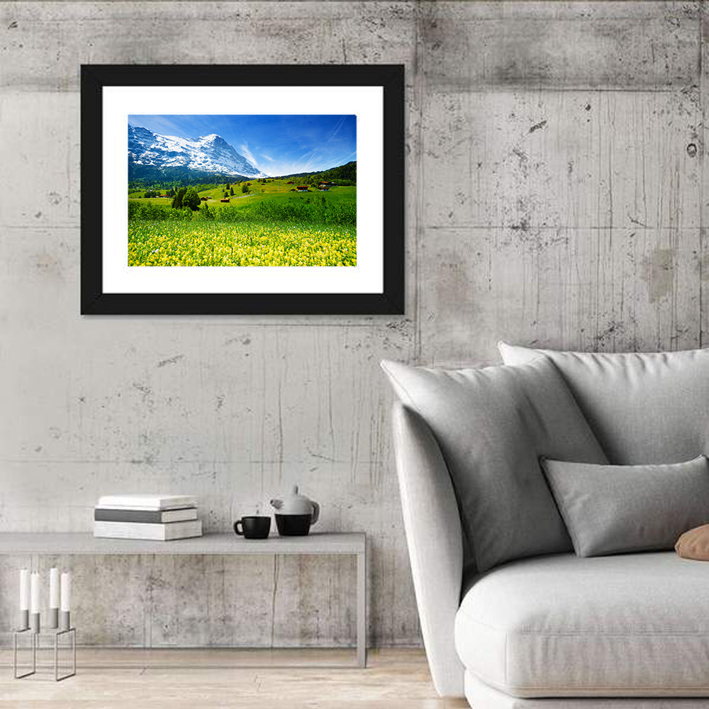Alpine Wildflower Meadow Wall Art