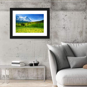 Alps Floral Field Wall Art