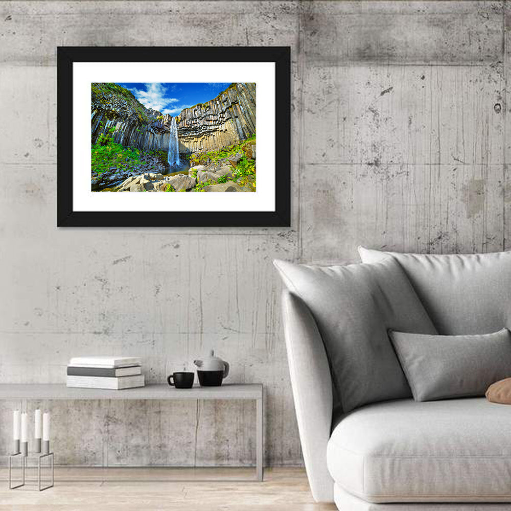 Svartifoss Basalt Falls Wall Art