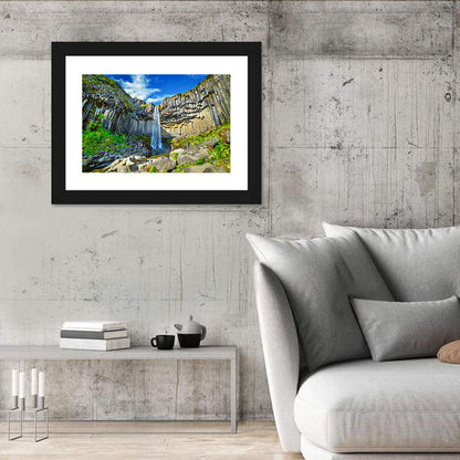 Svartifoss Basalt Falls Wall Art