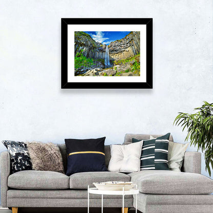 Svartifoss Basalt Falls Wall Art