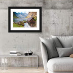 Obersee Boathouse at Königssee Wall Art