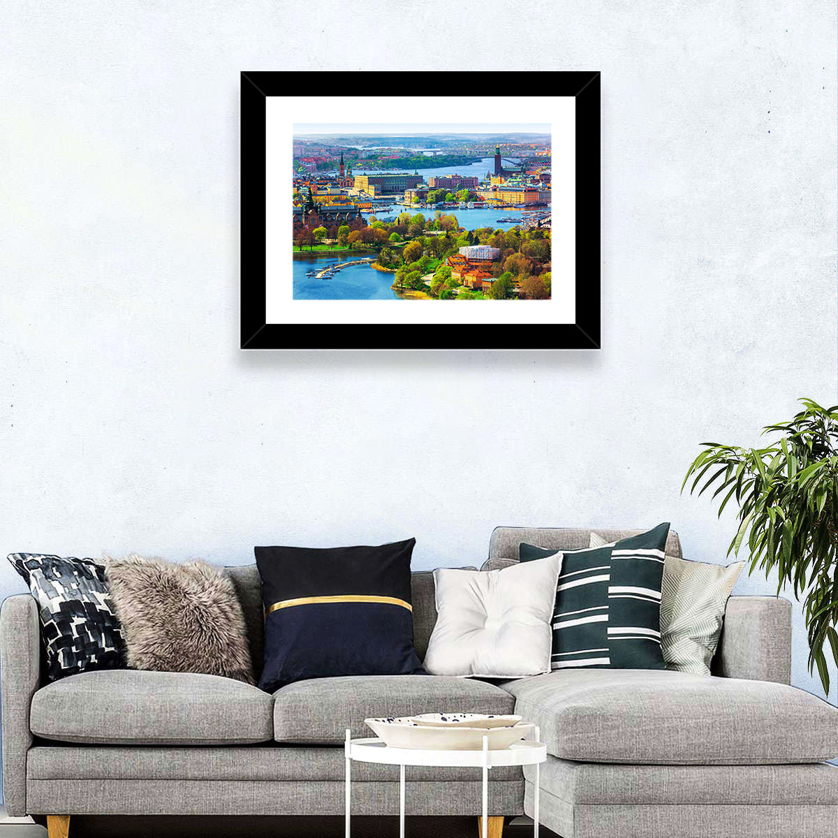 Gamla Stan Waterfront Wall Art