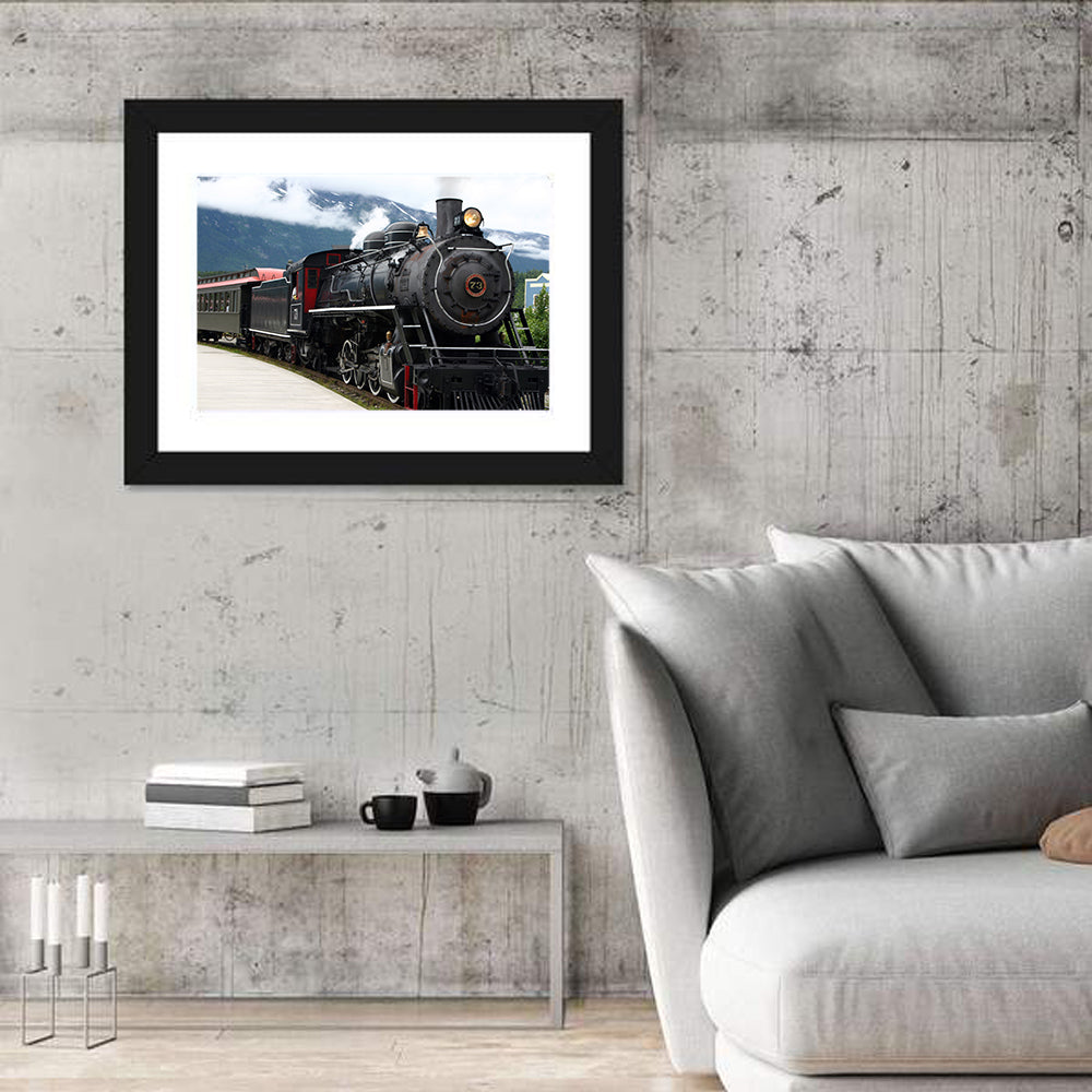 Skagway Steam Locomotive No. 73 Wall Art