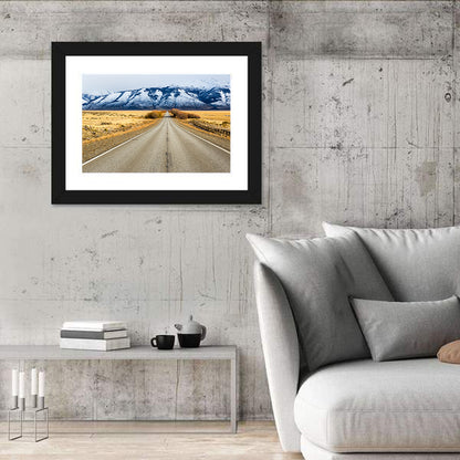 El Calafate Road with Snow Peaks Wall Art