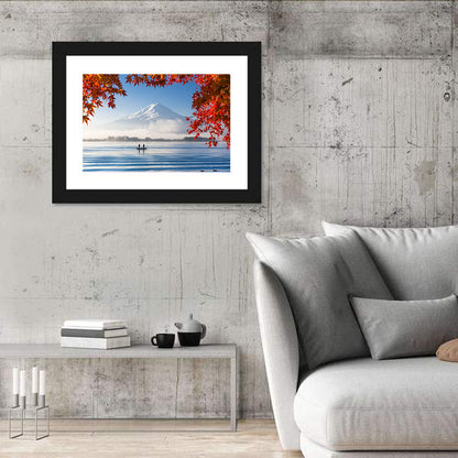 Mount Fuji Over Lake Kawaguchiko Wall Art