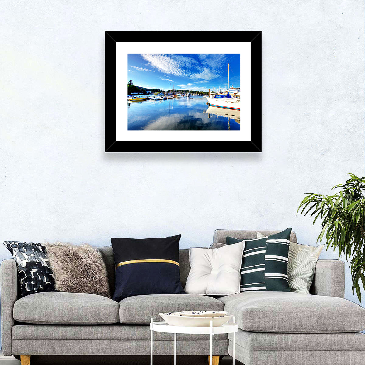 Tacoma Marina Reflections Wall Art