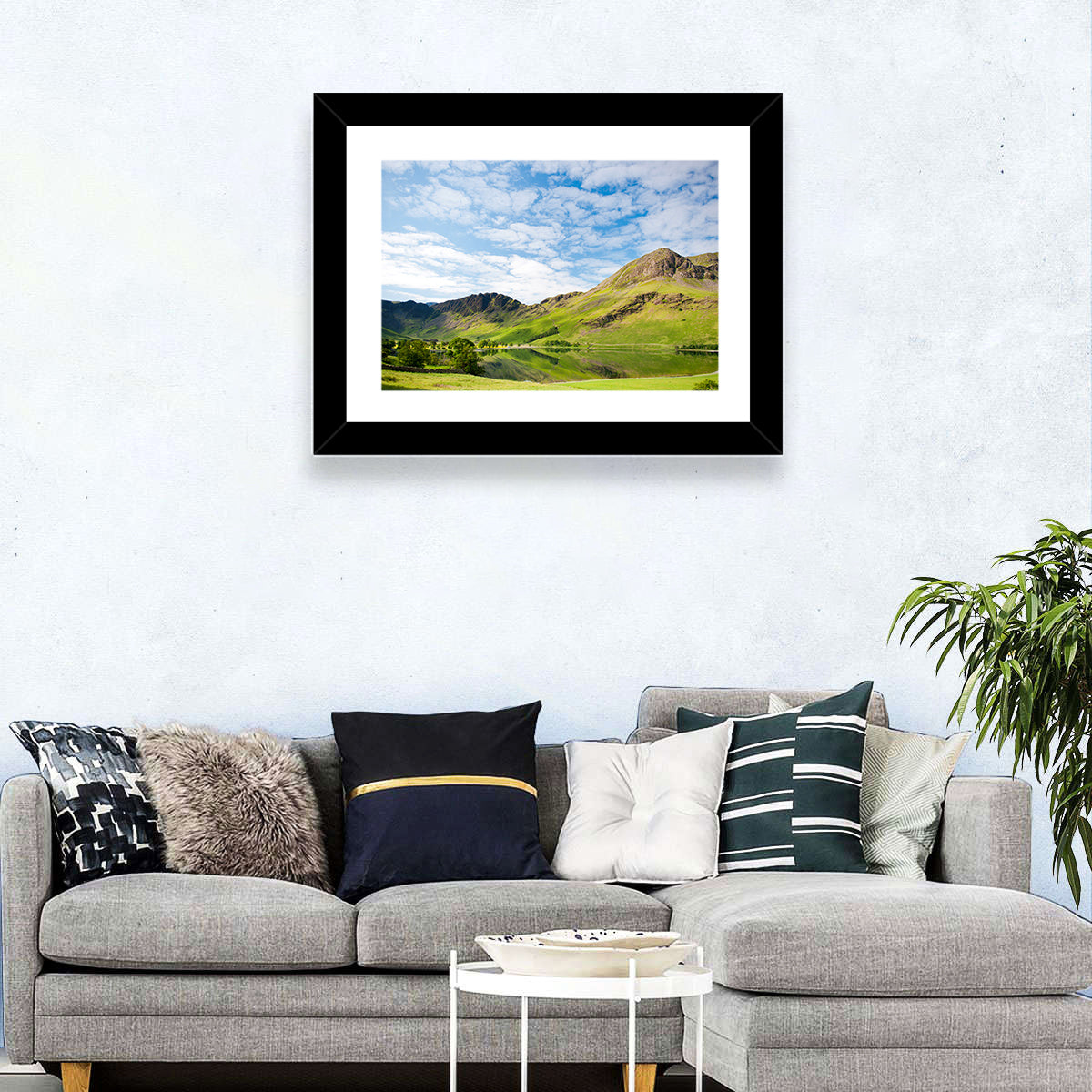 Haystacks Reflection at Buttermere Wall Art