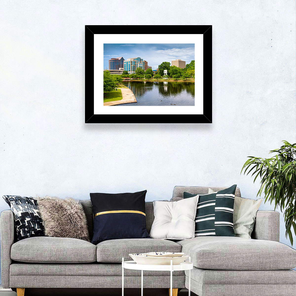 Big Spring Park Skyline, Huntsville Wall Art