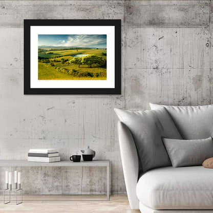Rolling Hills with Pond Wall Art