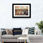 Midtown Manhattan Skyline at Sunset Wall Art