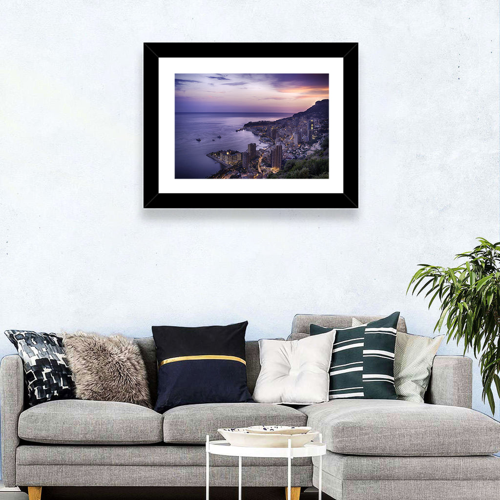 Monte Carlo at Dusk Wall Art