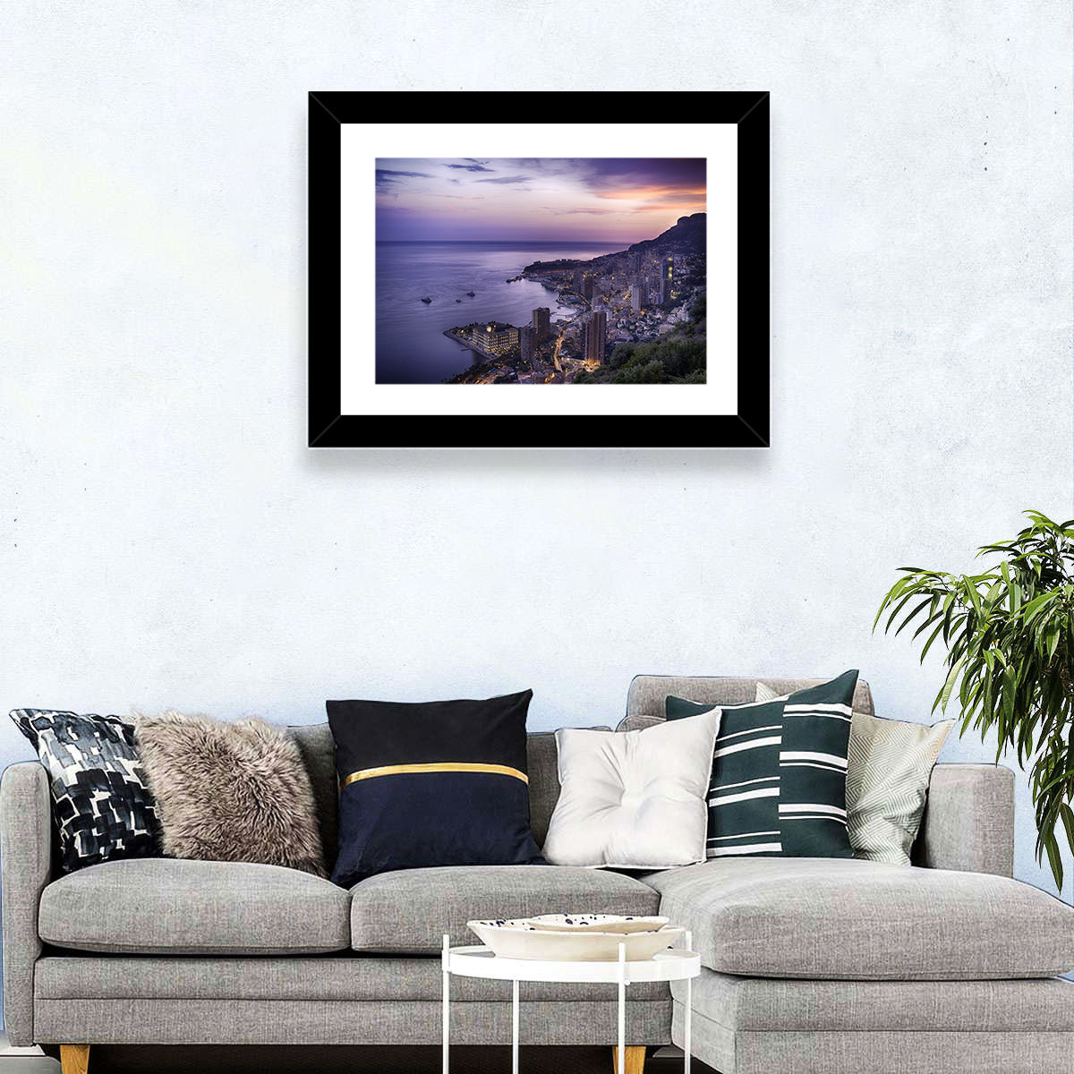 Monte Carlo at Dusk Wall Art