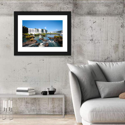 Iguazu River and Falls, Foz Do Iguaçu Wall Art