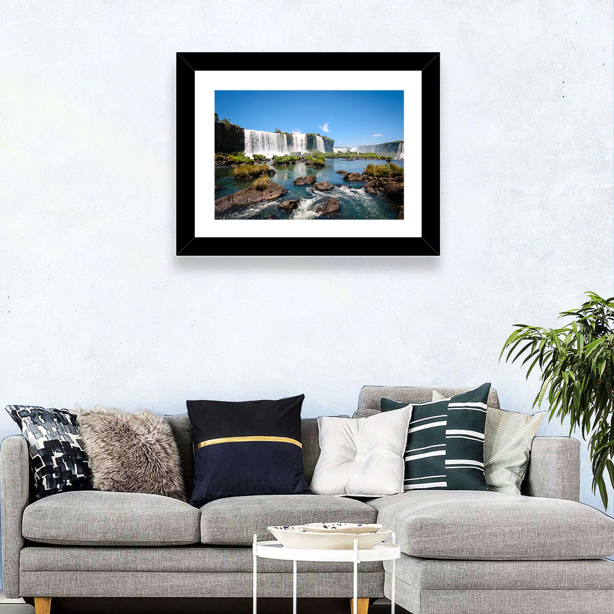 Iguazu River and Falls, Foz Do Iguaçu Wall Art