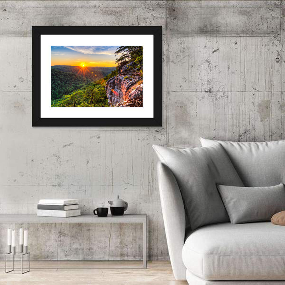 Big South Fork Gorge Sunset Wall Art