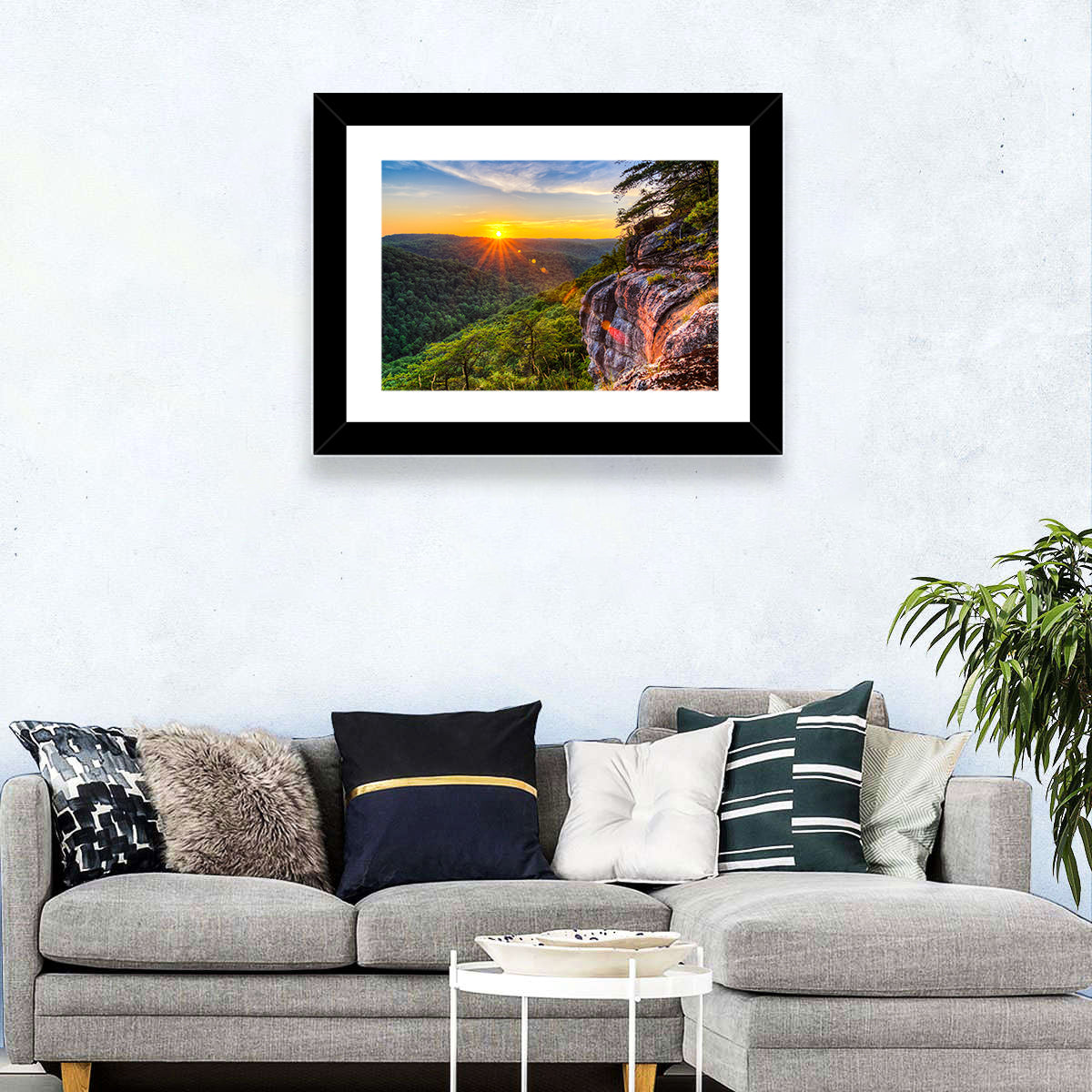 Big South Fork Gorge Sunset Wall Art