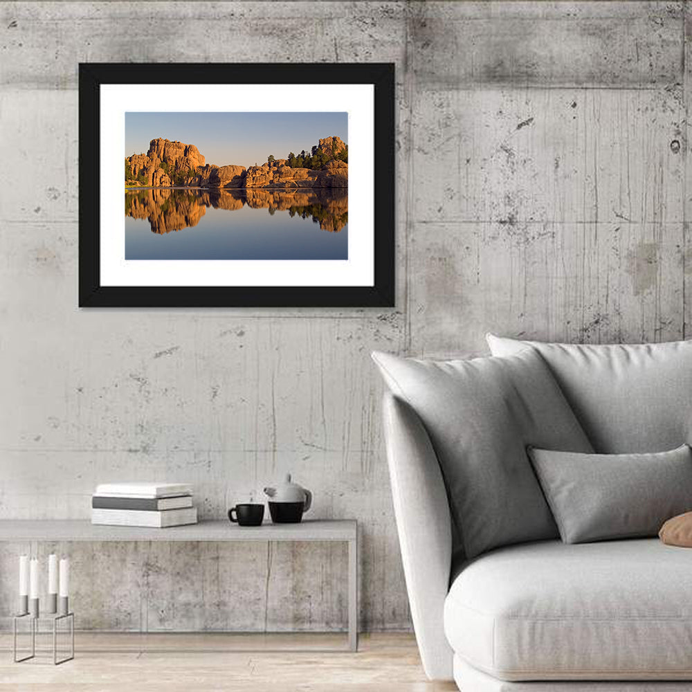 Sylvan Lake Reflection Wall Art