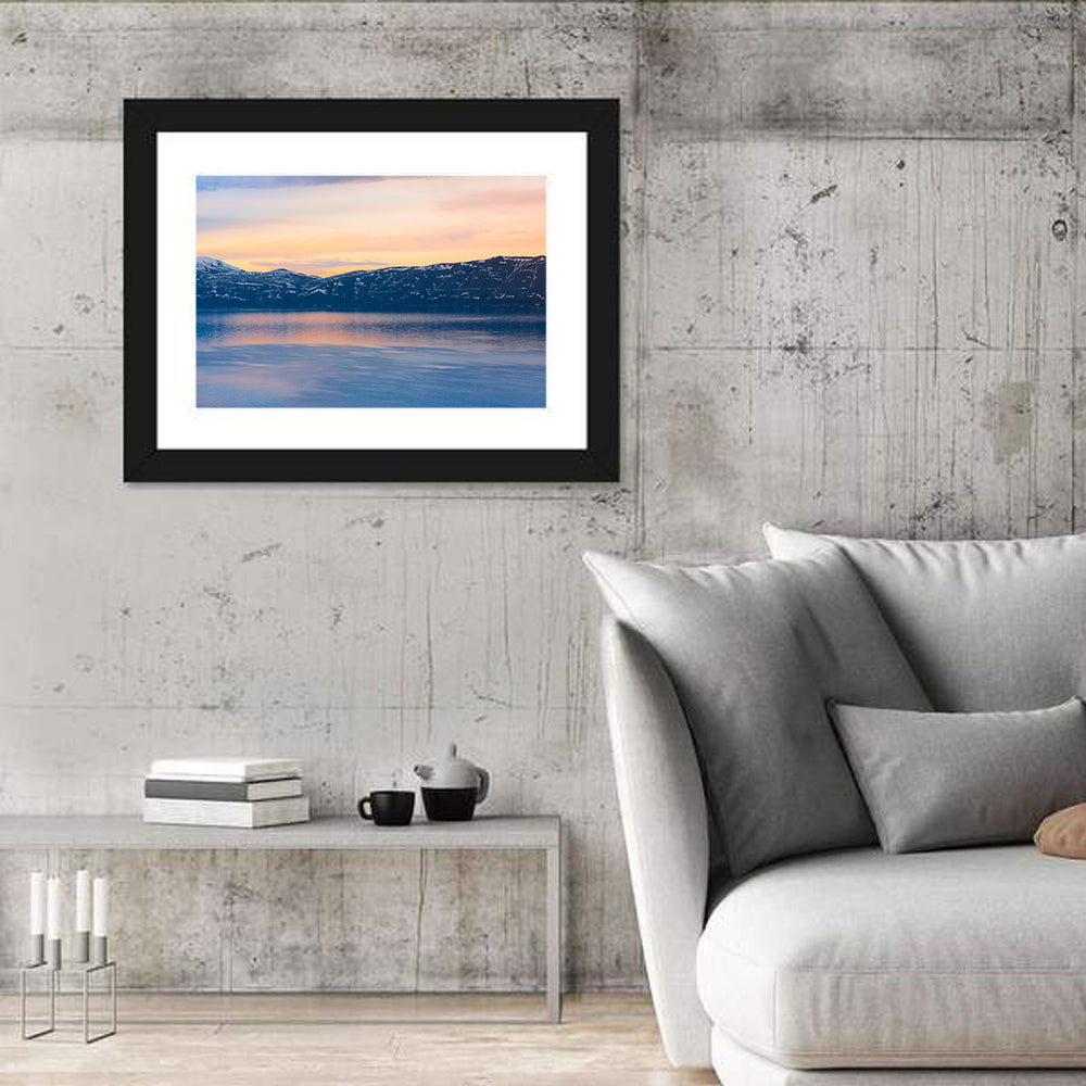 Lake Sevan Evening Reflection Wall Art