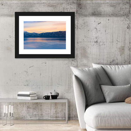 Lake Sevan Evening Reflection Wall Art