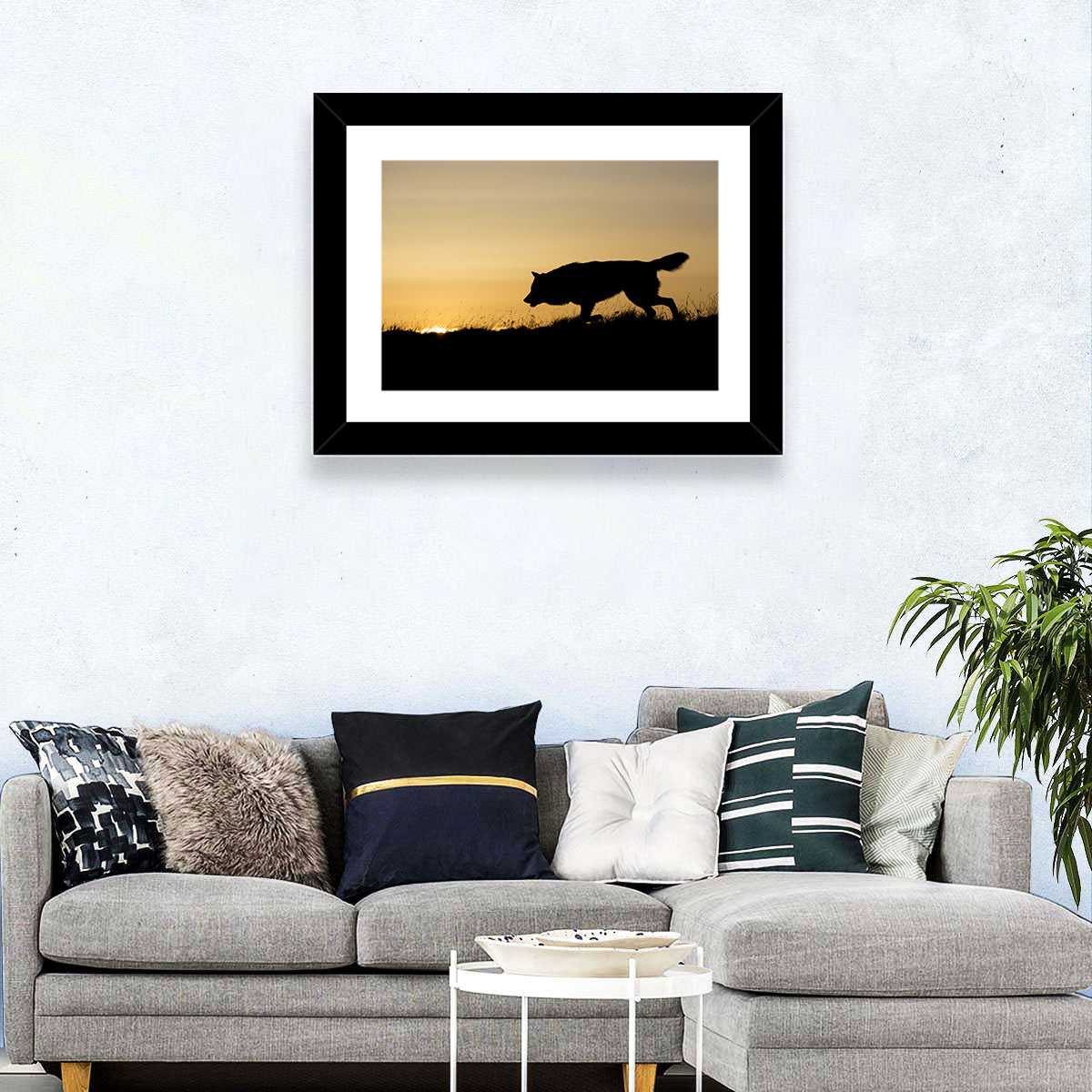Hunting Wolf Wall Art