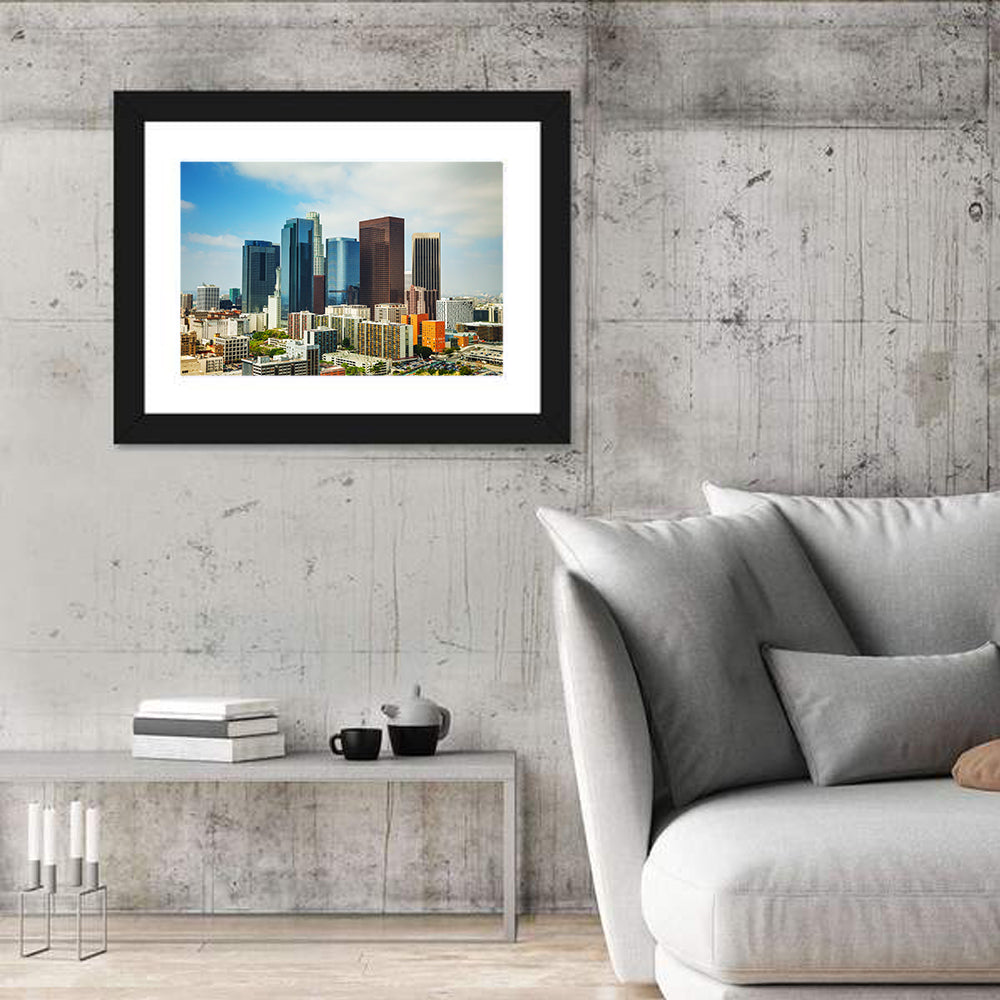 Downtown Los Angeles Skyline Cityscape Wall Art