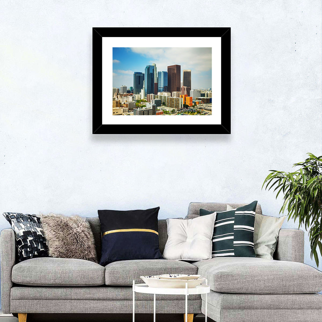 Downtown Los Angeles Skyline Cityscape Wall Art