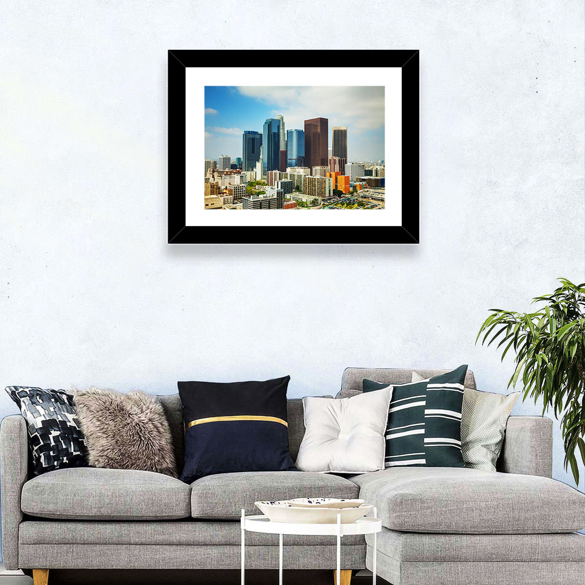 Downtown Los Angeles Skyline Cityscape Wall Art