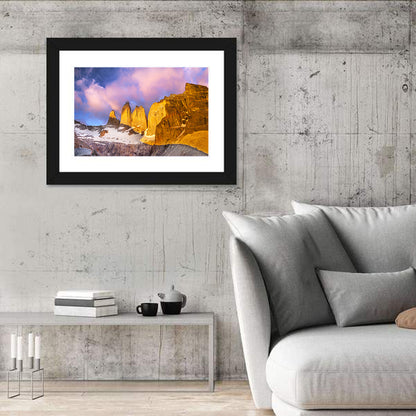 Torres Del Paine Alpenglow Wall Art