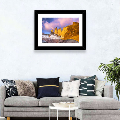 Torres Del Paine Alpenglow Wall Art