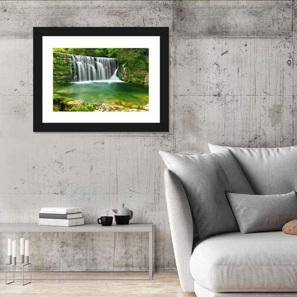 Emerald Lake Cascade Wall Art