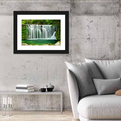 Emerald Lake Waterfall Wall Art