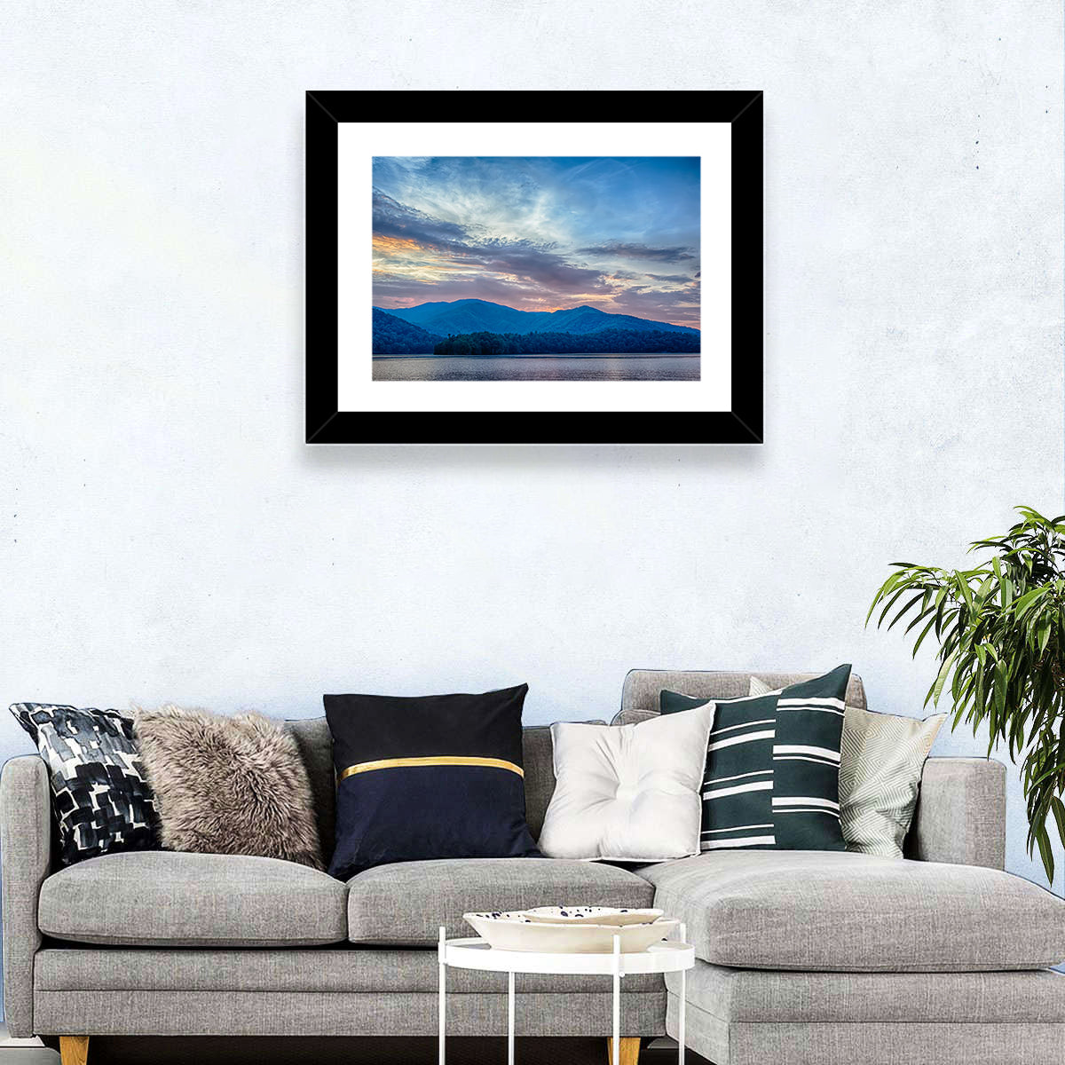 Lake Santeetlah Sunset Glow Wall Art