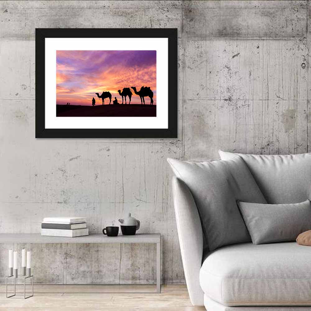 Rajasthan Desert Sunset Wall Art