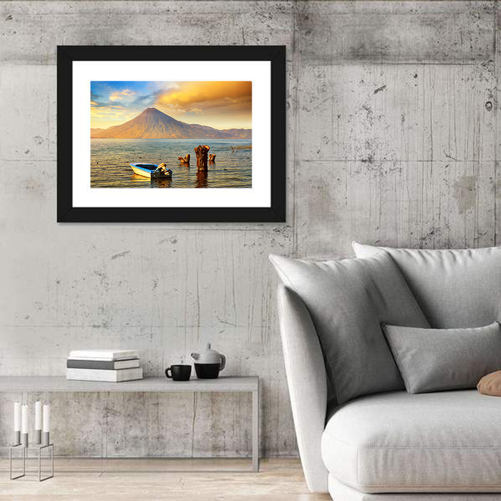 Lake Atitlan Sunset Wall Art
