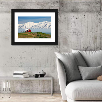 Red House by Fjord Wall Art