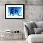 Stadium Football Silhouettes Wall Art