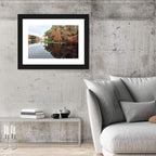 Autumn Lake Reflection Wall Art