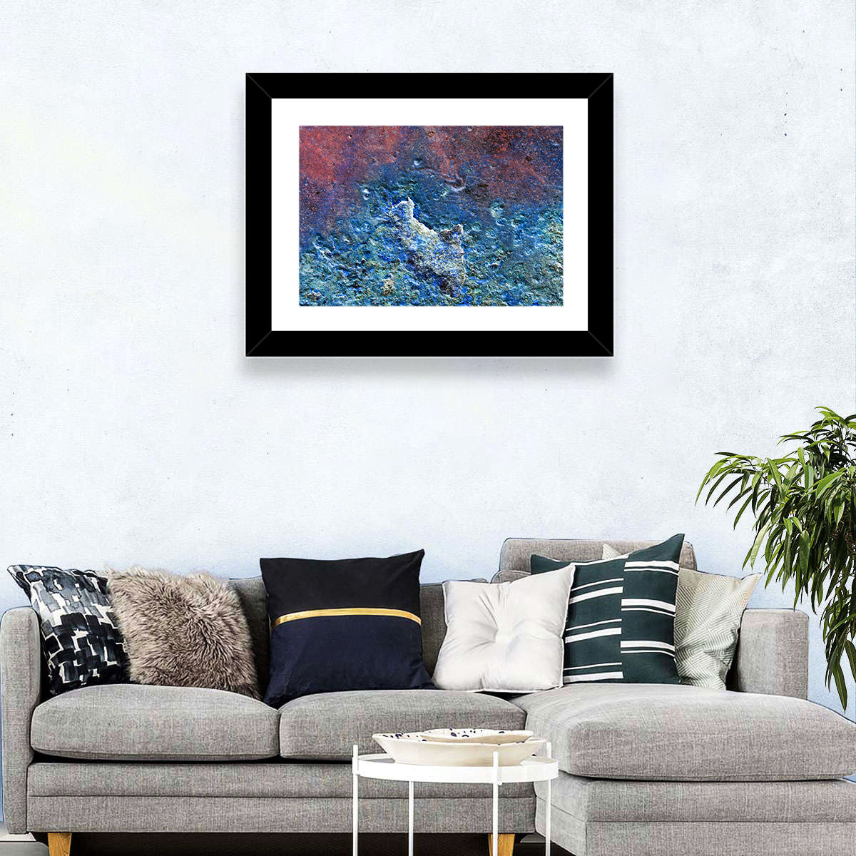 Weathered Metal Abstract Wall Art