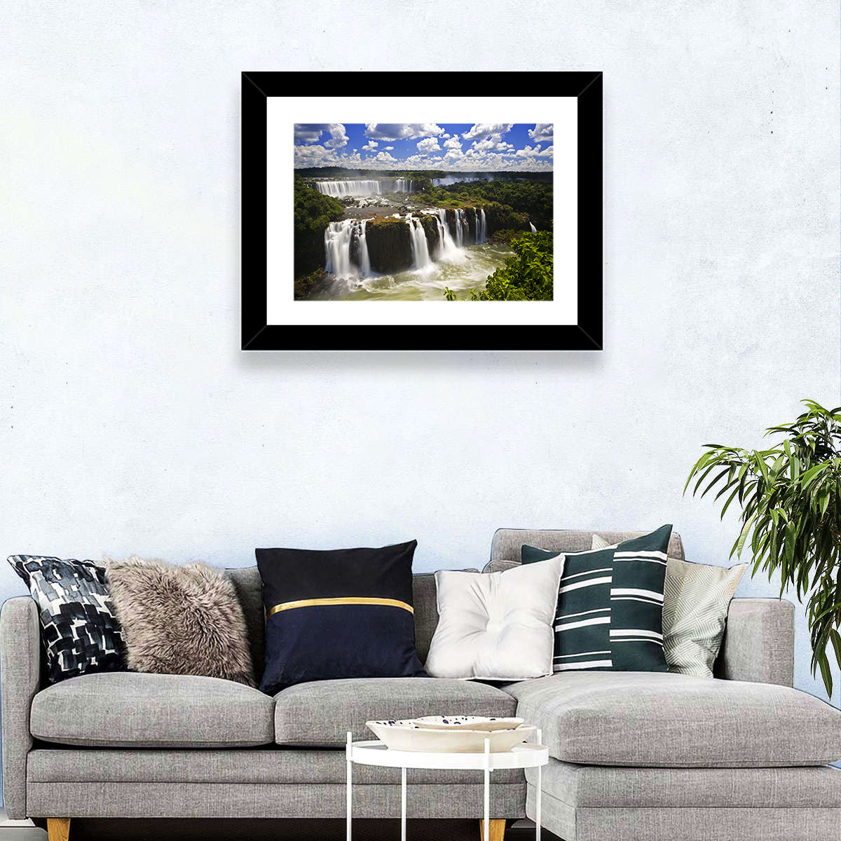 Iguazu Falls River View Wall Art