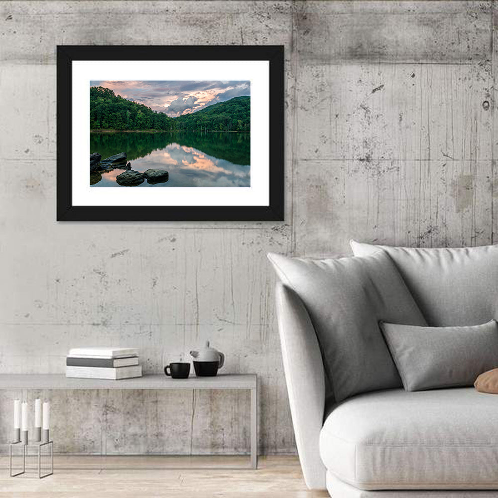 Martins Fork Lake Sunset Wall Art