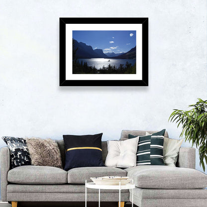Montana Mountains Lake Wall Art
