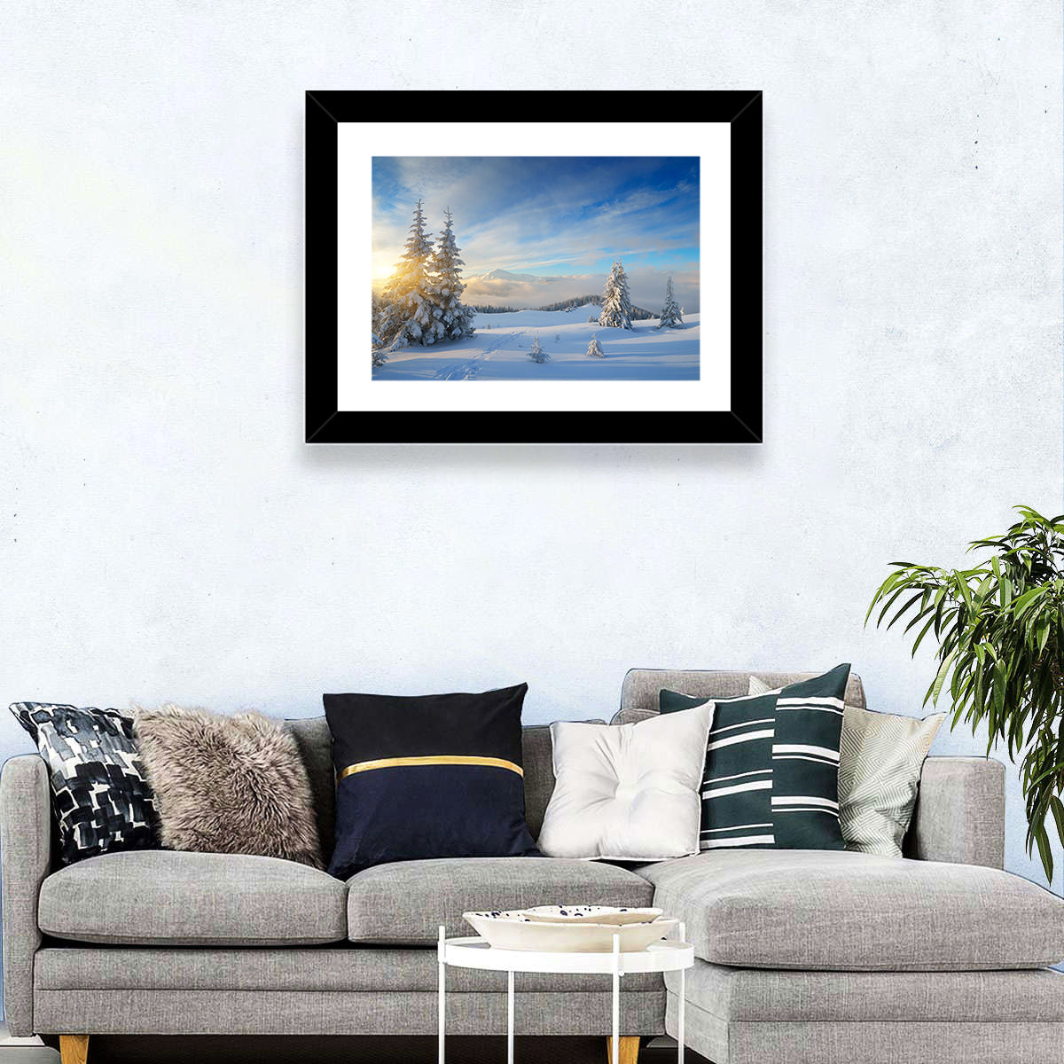 Carpathian Winter Sunrise Wall Art